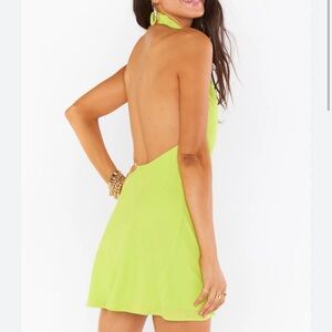 Show me your MUMU v neck halter dress